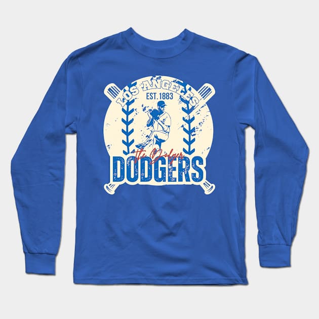 dodgers Long Sleeve T-Shirt by soft and timeless